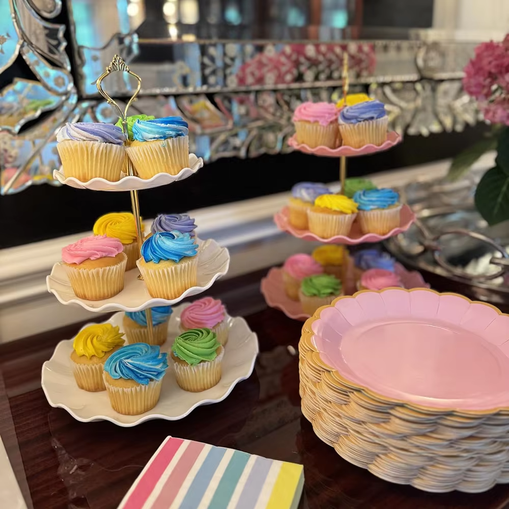 3 Tier Dessert Cupcake Stand W – Cupcake Stand Tier Bewertung und Preis