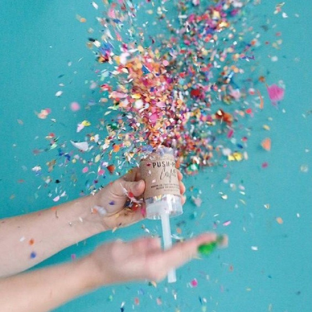 1Pcs Round Push Up Confetti Po – Confetti Cannon Tube Bewertung und Preis