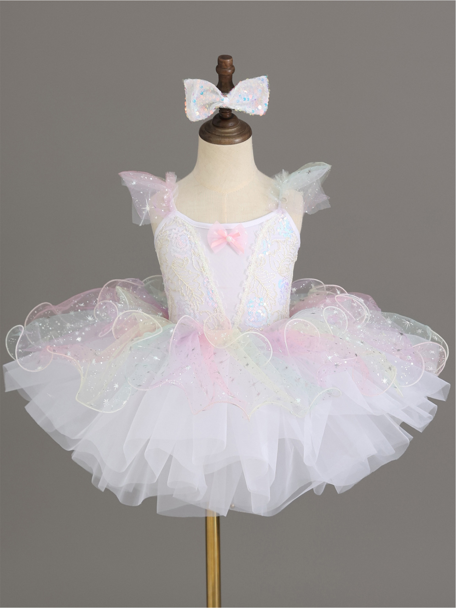 Kids Girls Ballet Dance Dress  – Glitter Tablecloth Bewertung und Preis