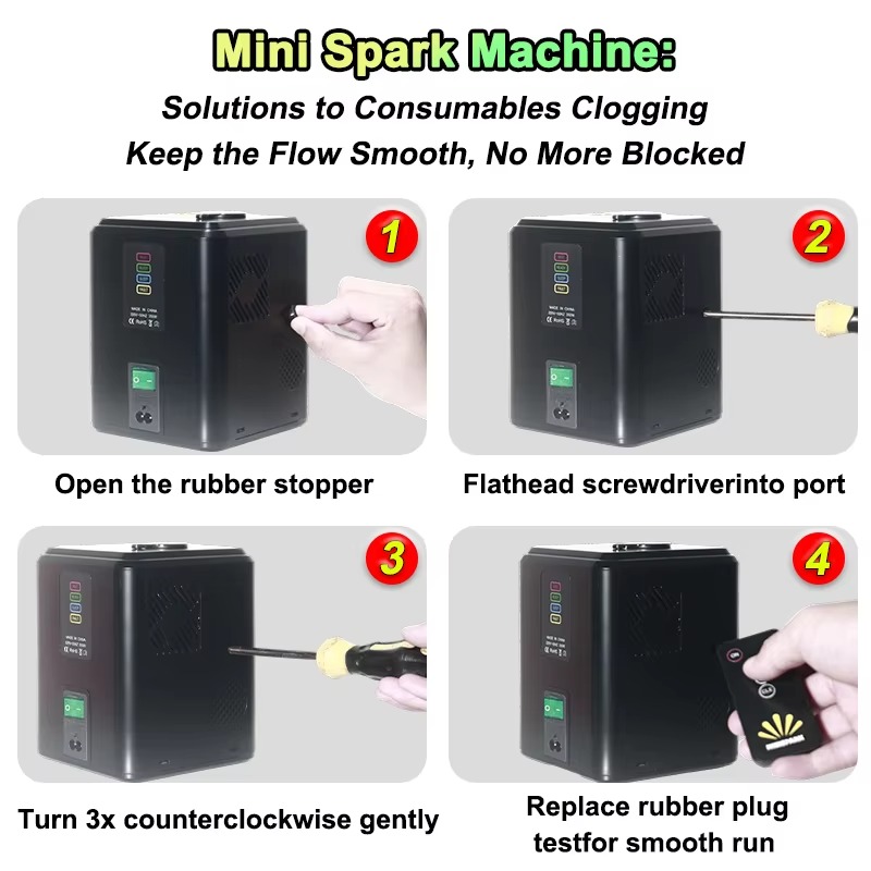 4PACK 350W Mini Cold Spark Mac – Event Party Dj Bewertung und Preis