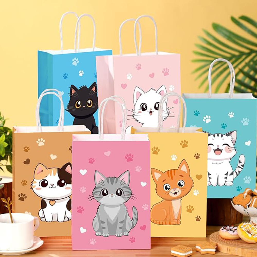 6-48Pcs Colorful Cartoon Cat P – Event Party Shop Bewertung und Preis