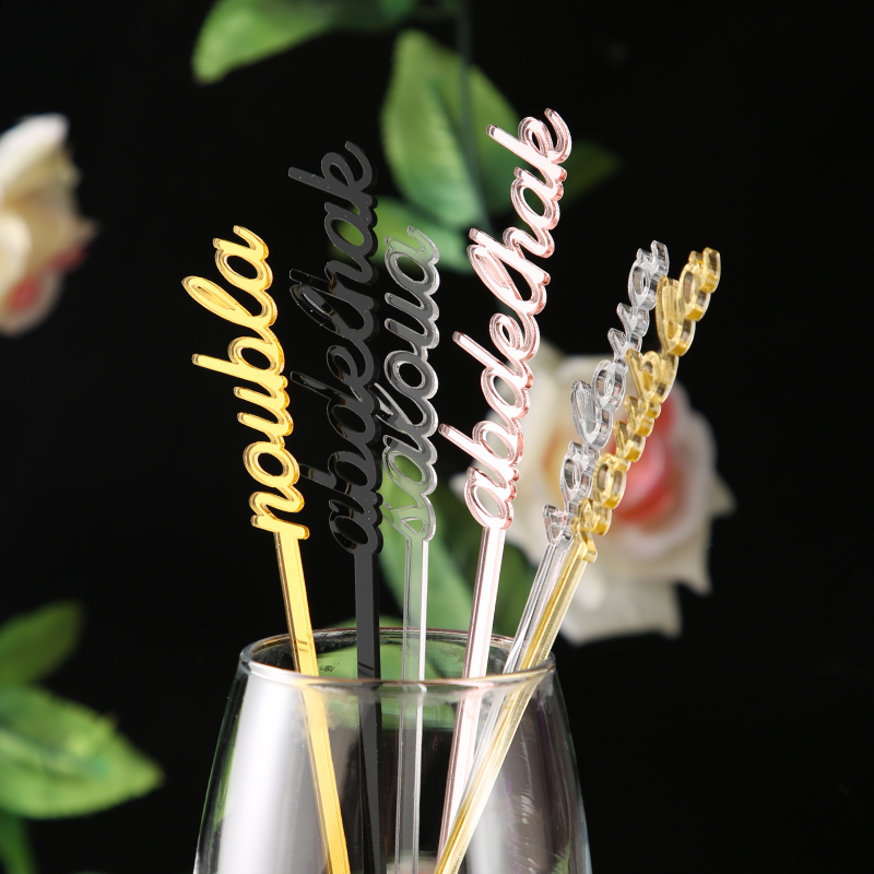 Personalized name drink stirre – Centerpiece Stick Bewertung und Preis