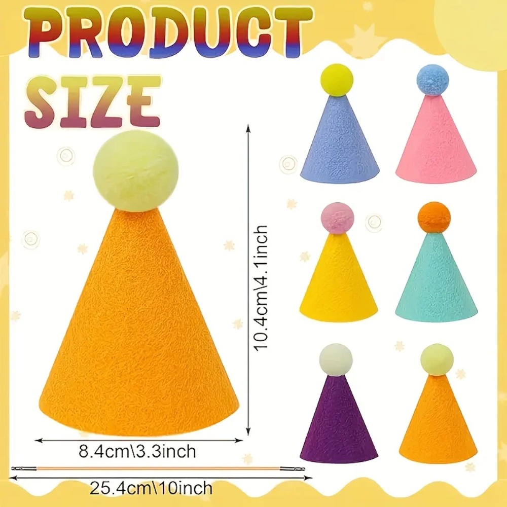 6 pcs Mini Party Hats: Lightwe – Party Hat Cone Bewertung und Preis