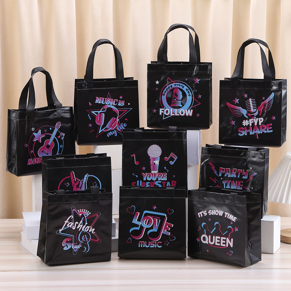 10Pcs Black Let's Rock Music T – Event Party Shop Bewertung und Preis