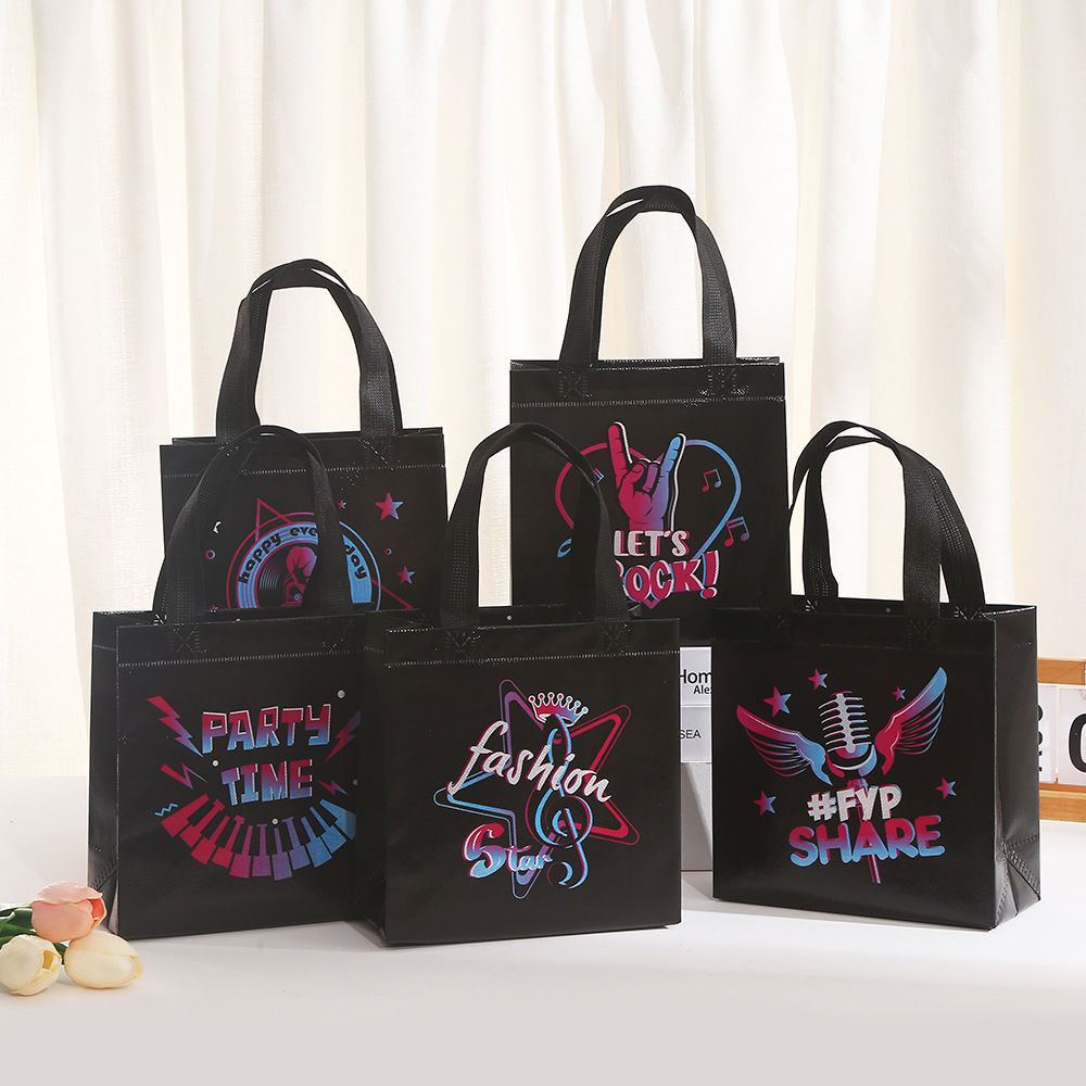 10Pcs Black Let's Rock Music T – Event Party Shop Bewertung und Preis
