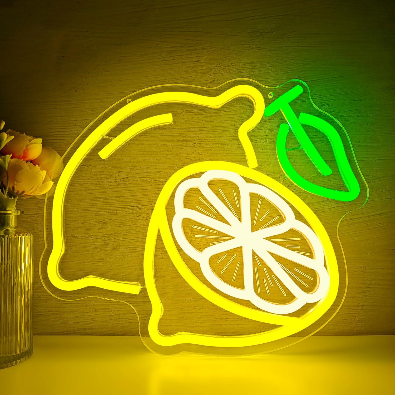 Lemon Neon Sign Dimmable LED L – Neon Sign Party Bewertung und Preis