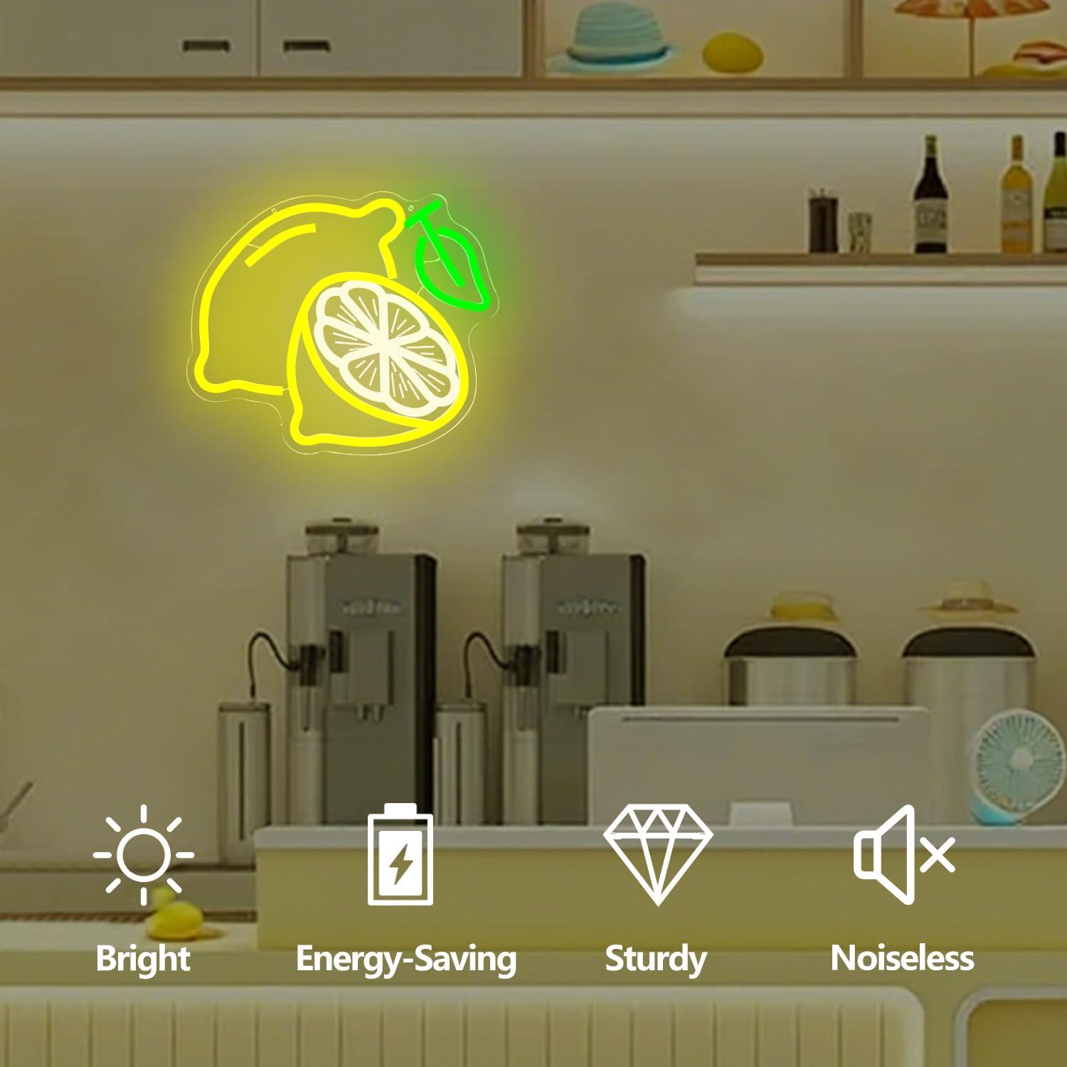 Lemon Neon Sign Dimmable LED L – Neon Sign Party Bewertung und Preis