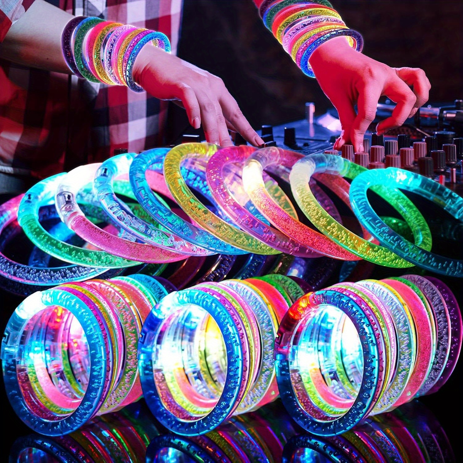 Glow-Up Party Bracelets Pack – – Event & Party Supply Photos Bewertung und Preis