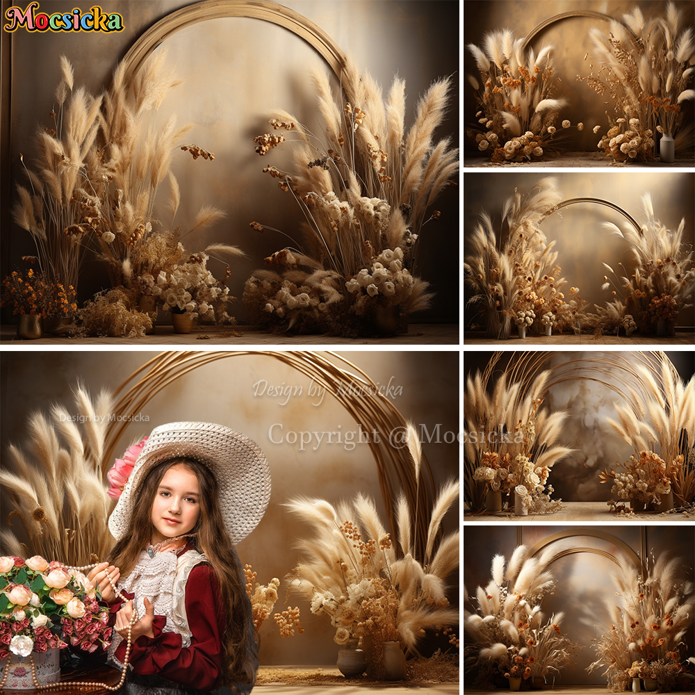 Mocsicka Boho Retro Brown Phot – Dessert Table Backdrop Bewertung und Preis