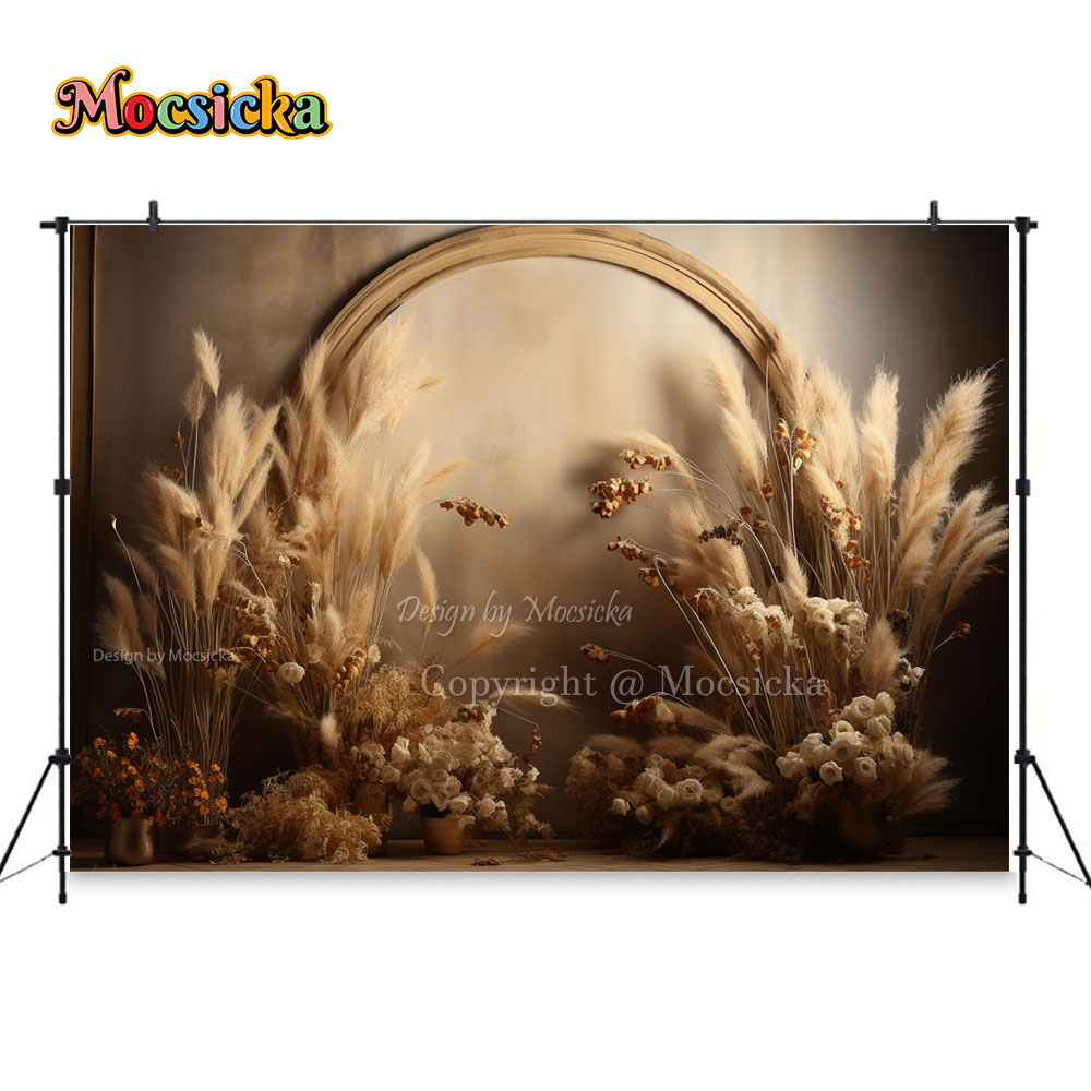 Mocsicka Boho Retro Brown Phot – Dessert Table Backdrop Bewertung und Preis