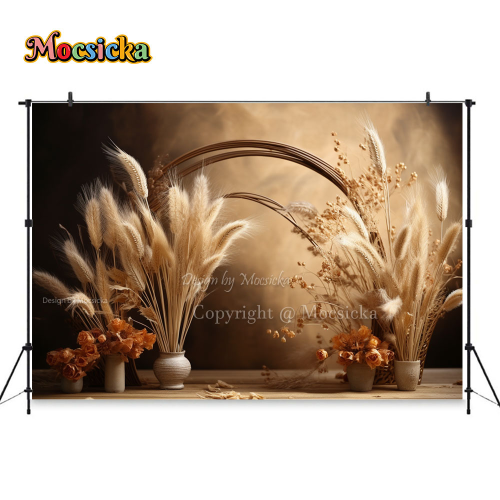 Mocsicka Boho Retro Brown Phot – Dessert Table Backdrop Bewertung und Preis