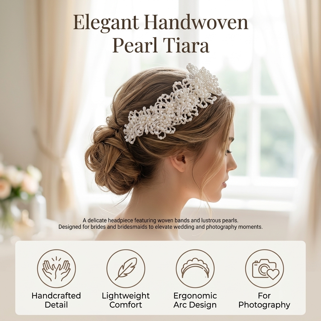 Pearl Crown Headpiece For Wedd – Event Suppliers Bewertung und Preis