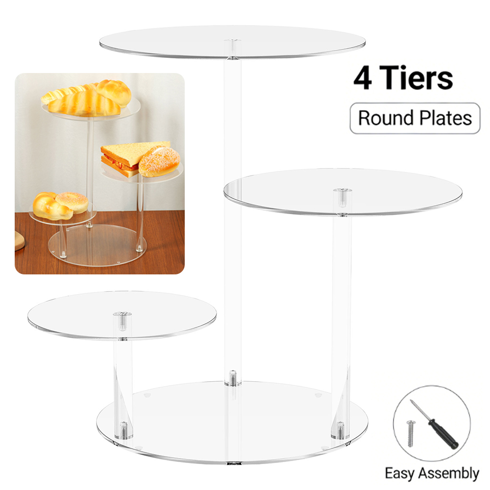 4 Tier Cake Stand Acrylic Tran – Cupcake Stand Tier Bewertung und Preis