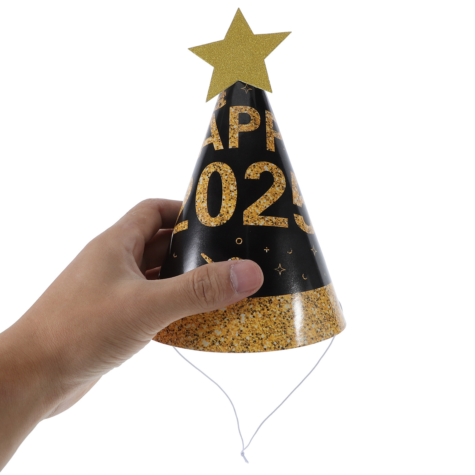 6Pcs Black Gold Paper Hats Fas – Party Hat Cone Bewertung und Preis
