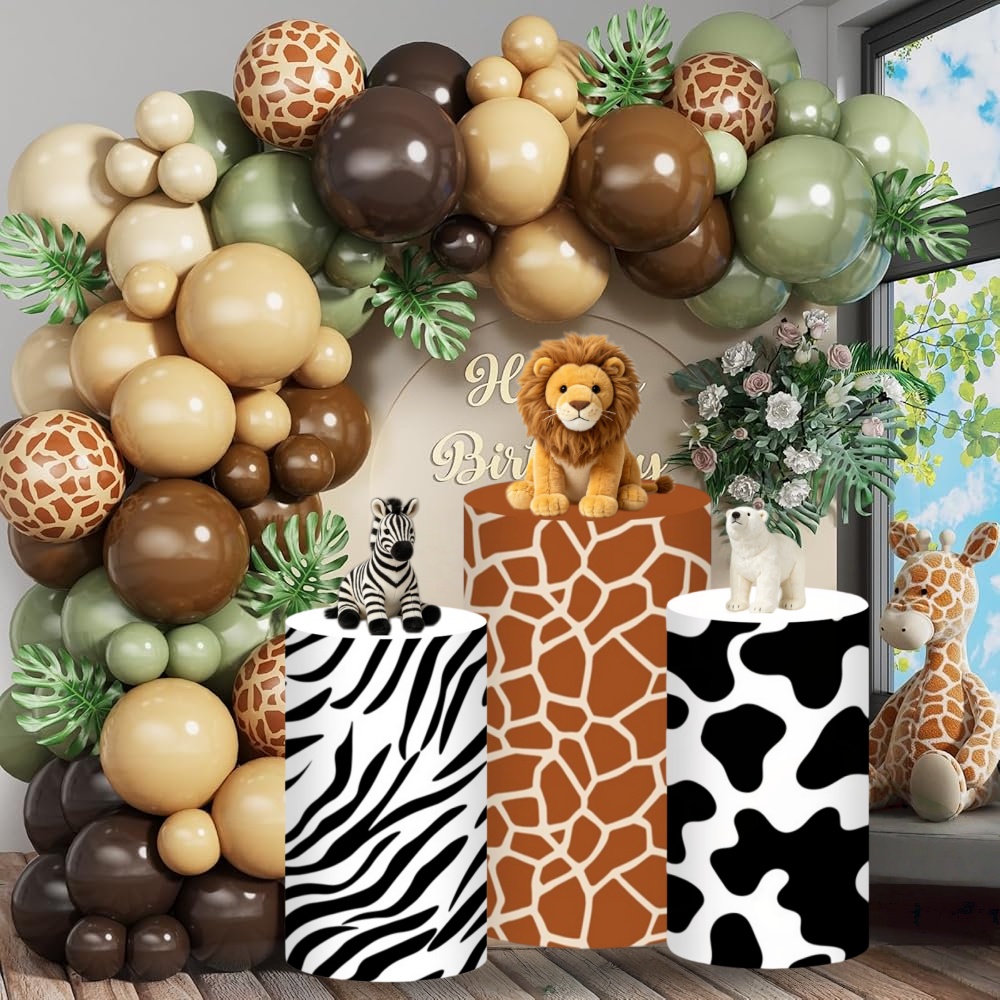 Safari Cylinder Pedestal Stand – Dessert Table Backdrop Bewertung und Preis
