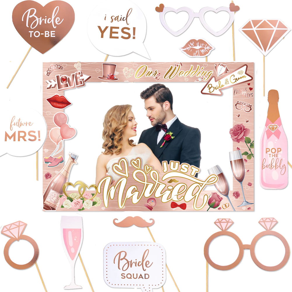 Wedding Decorations Bride to B – Photo Booth Frame Bewertung und Preis