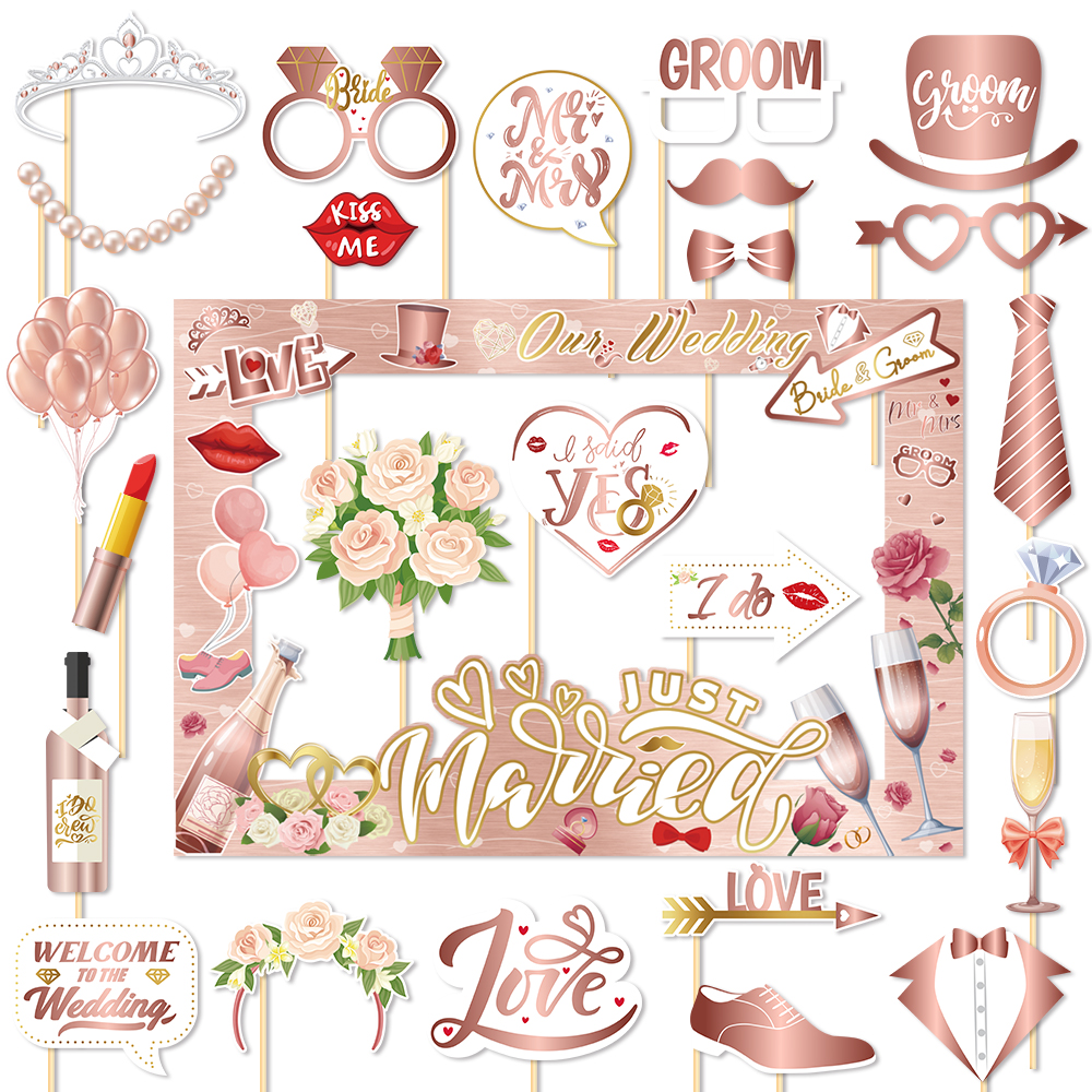 Wedding Decorations Bride to B – Photo Booth Frame Bewertung und Preis