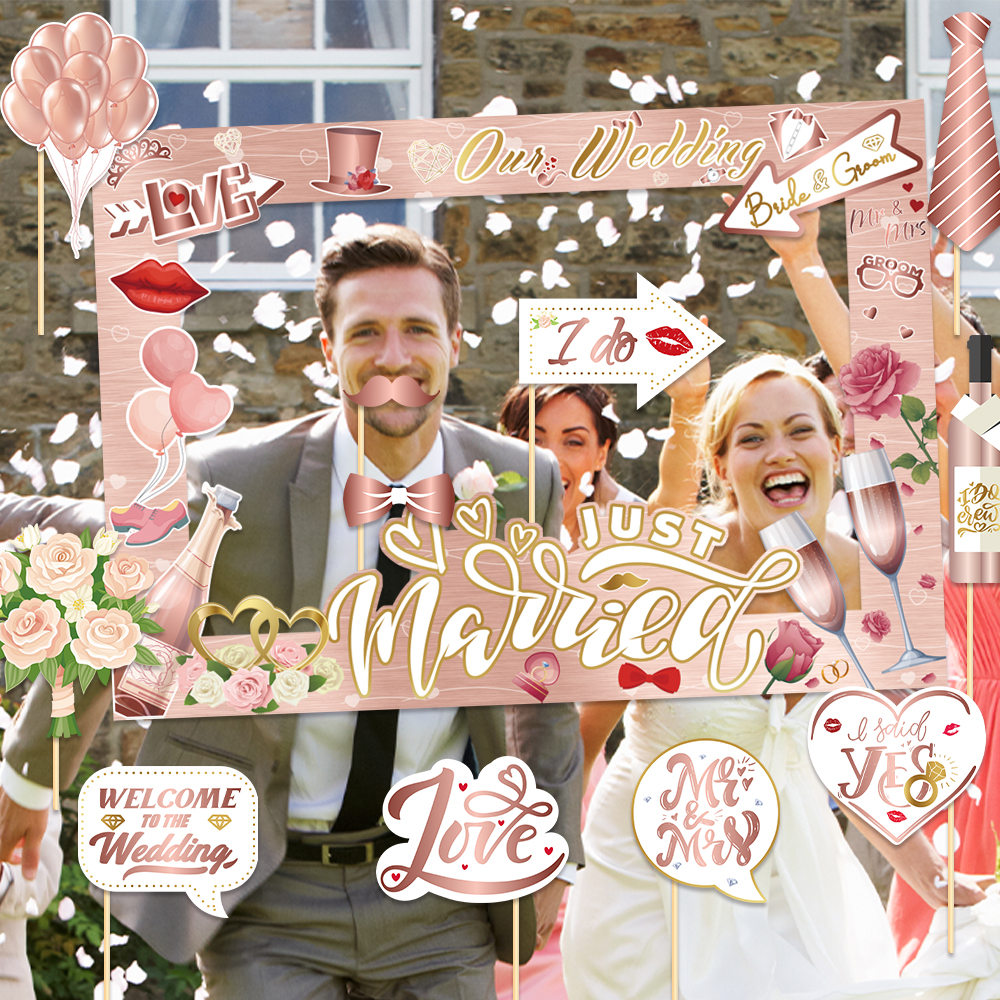 Wedding Decorations Bride to B – Photo Booth Frame Bewertung und Preis