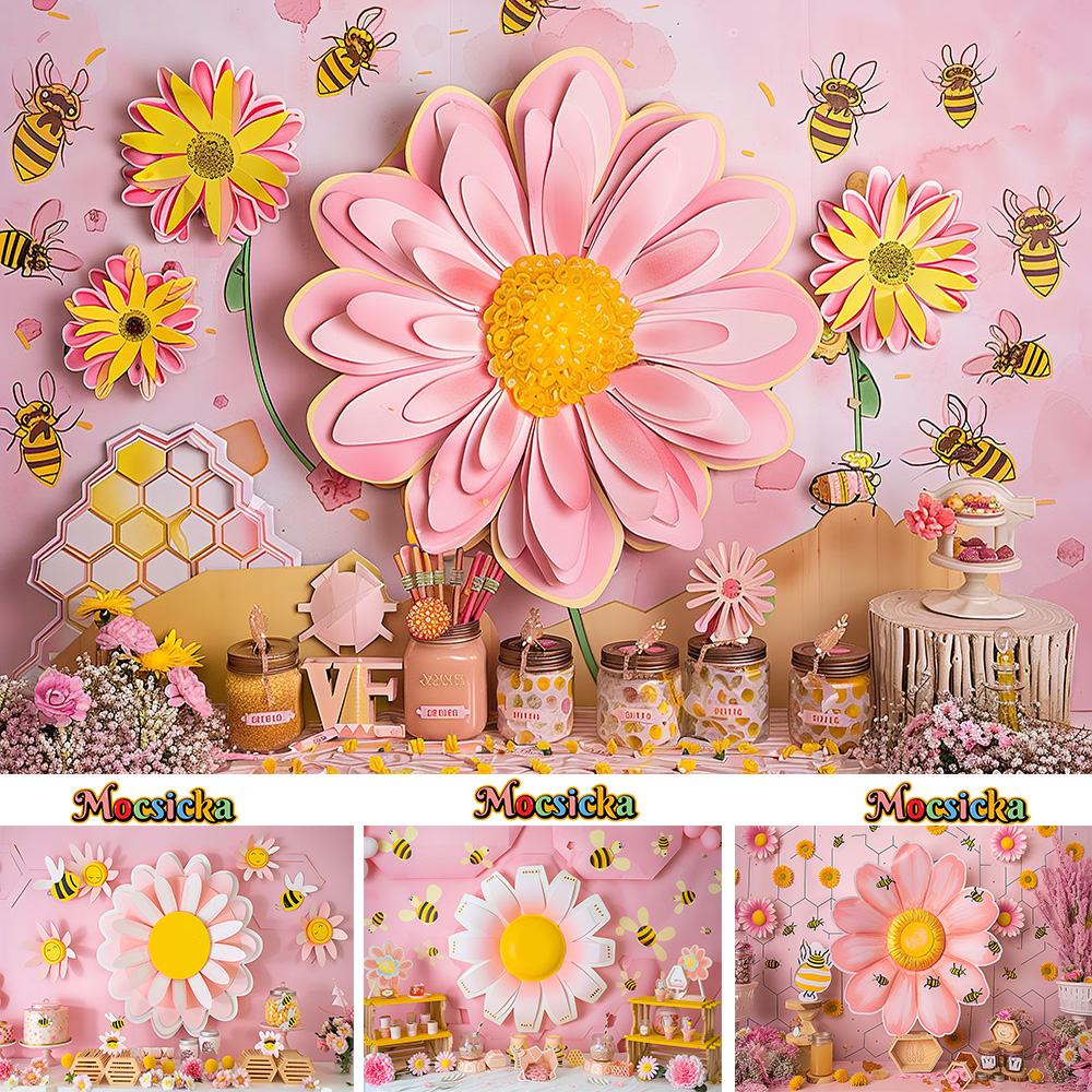 Mocsicka Sweet Daisy Girl Birt – Dessert Table Backdrop Bewertung und Preis