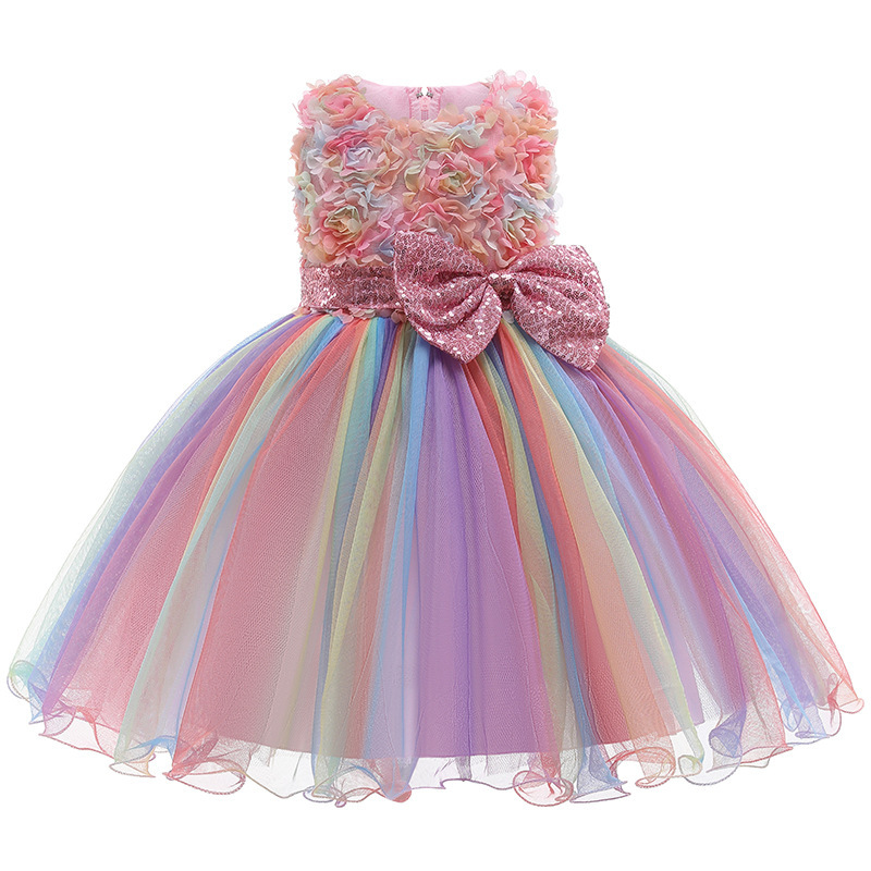 Girls Flower Sequins Tulle Rai – Glitter Tablecloth Bewertung und Preis