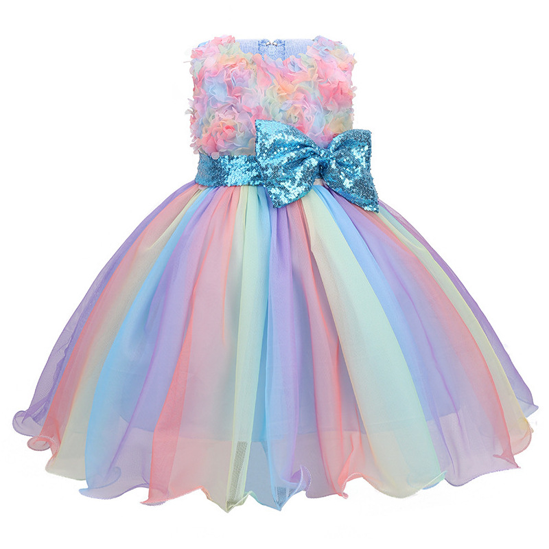 Girls Flower Sequins Tulle Rai – Glitter Tablecloth Bewertung und Preis