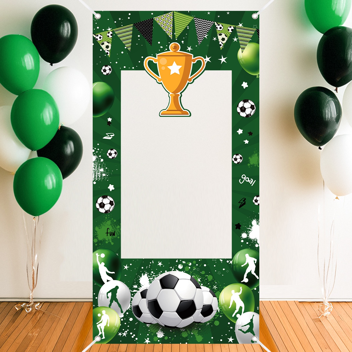 1pc Green Soccer Decorative Ph – Photo Booth Frame Bewertung und Preis