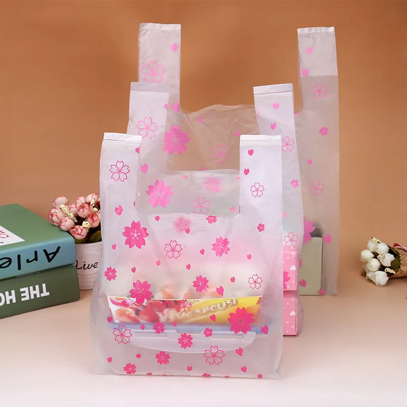 100Pcs/bag Pink Sakura Vest Ba – Event Party Shop Bewertung und Preis