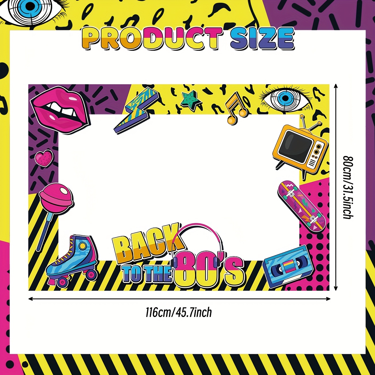 Back to The 80s Party Photo Bo – Photo Booth Frame Bewertung und Preis