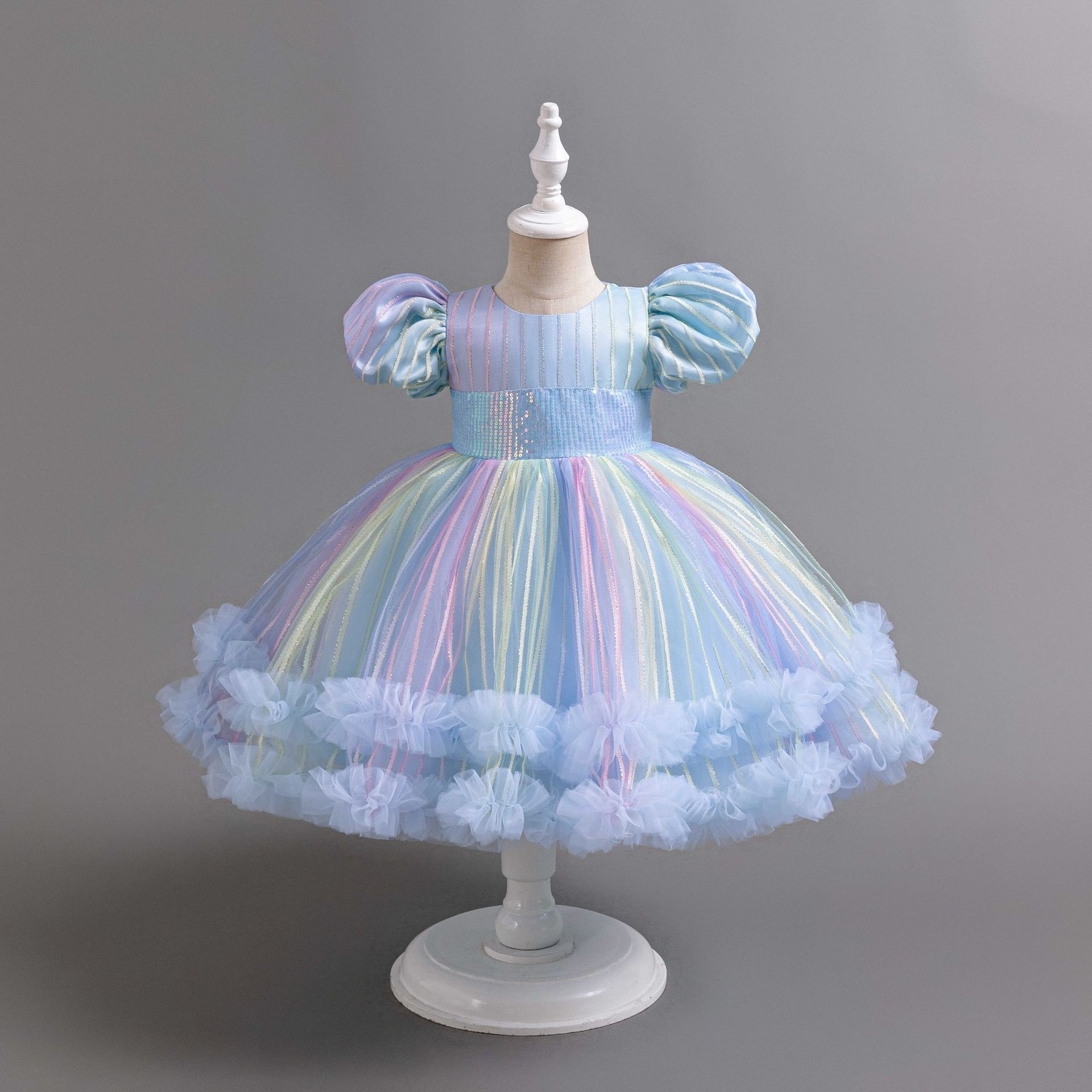 New Kids Dress Ball Gown Child – Glitter Tablecloth Bewertung und Preis