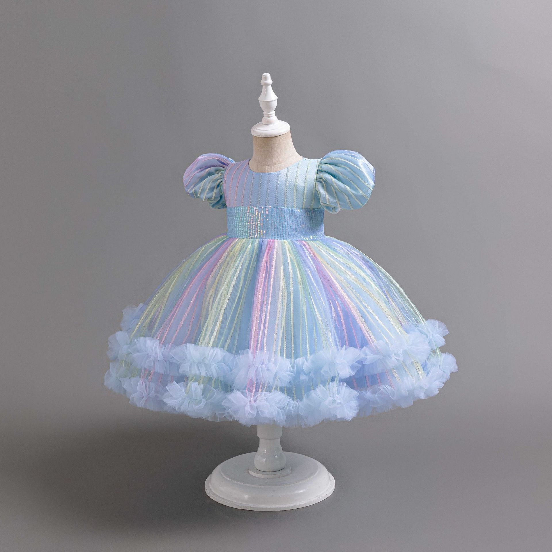 New Kids Dress Ball Gown Child – Glitter Tablecloth Bewertung und Preis