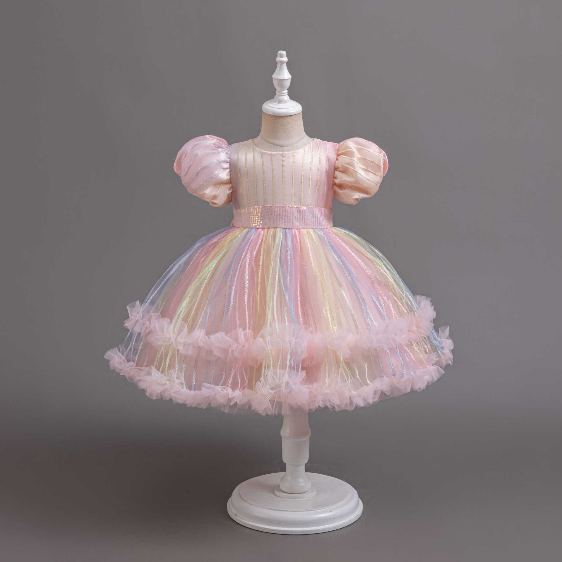New Kids Dress Ball Gown Child – Glitter Tablecloth Bewertung und Preis