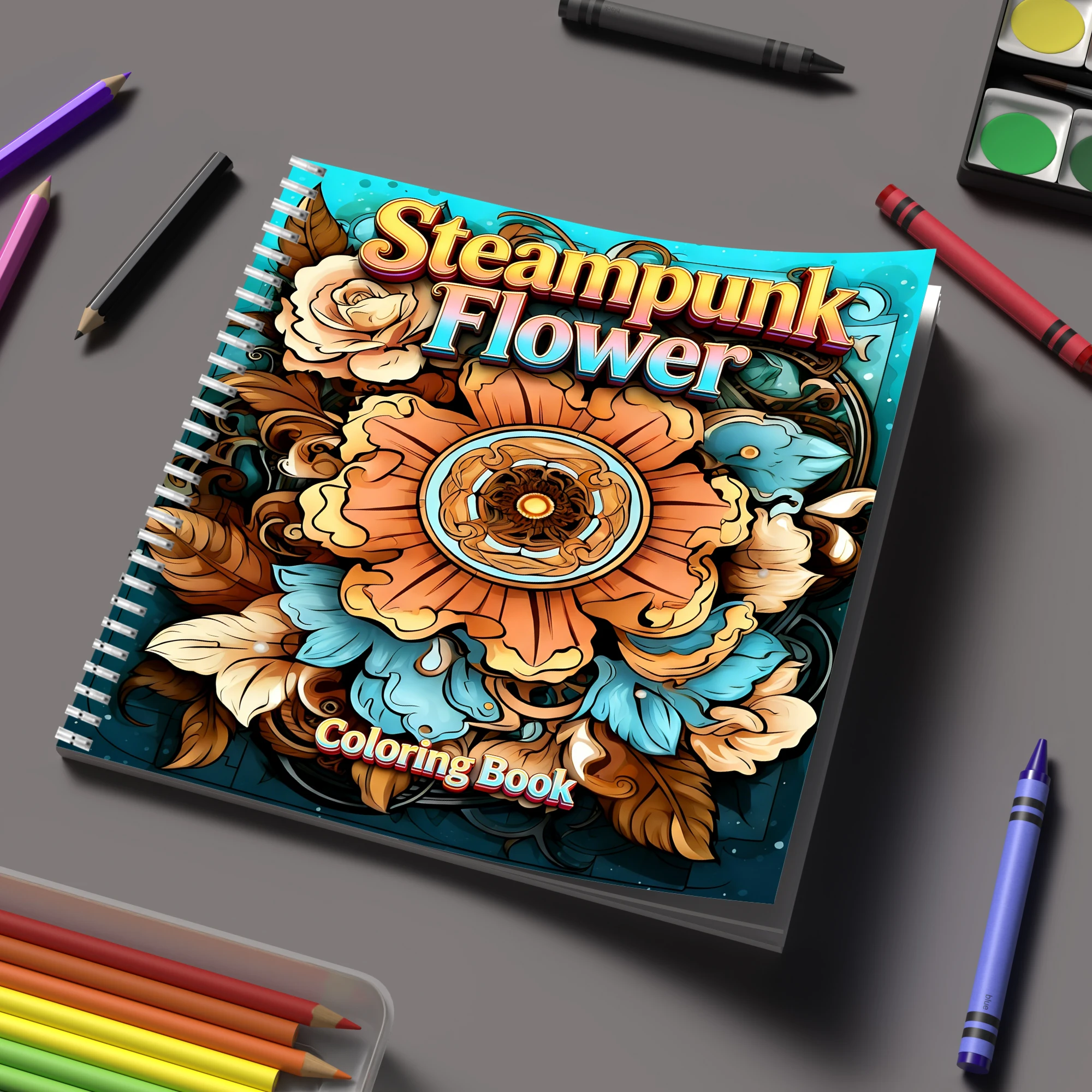 Coloring Book Steampunk Flower – Supply Event Bewertung und Preis