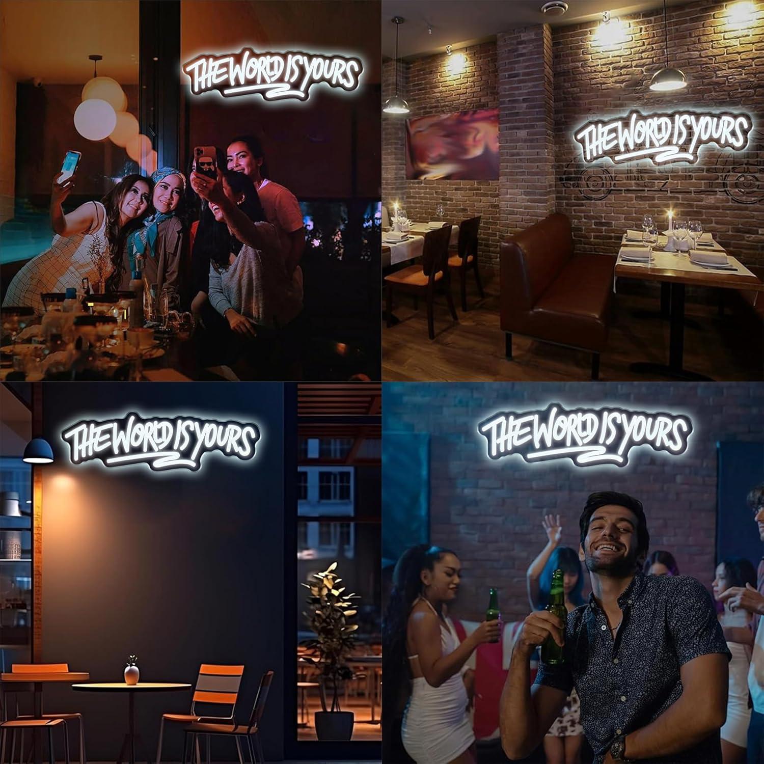 The World is Yours Neon Sign U – Neon Sign Party Bewertung und Preis