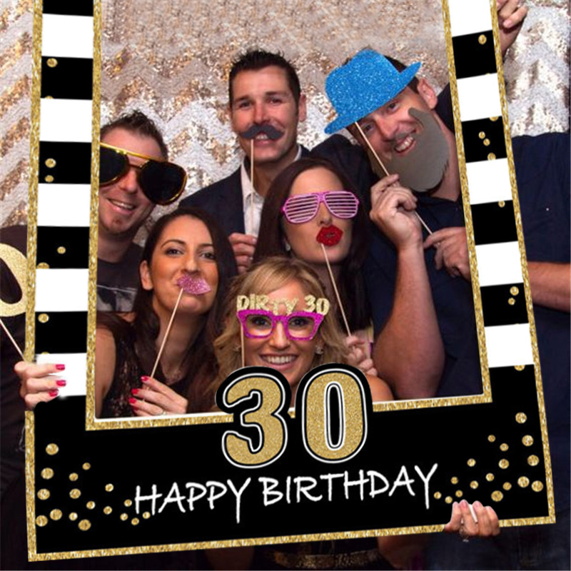 1 16 18 21 30 35 40 50 60 Birt – Photo Booth Frame Bewertung und Preis