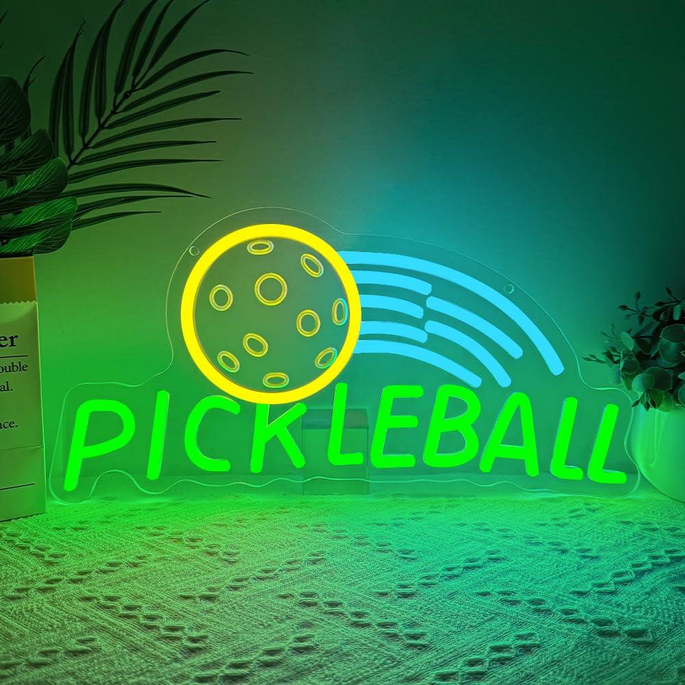 Pickleball Neon Sign USB Dimma – Neon Sign Party Bewertung und Preis