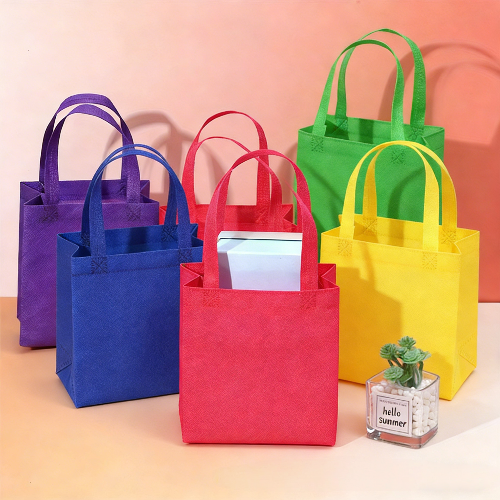 100PCS Reusable Non-woven Shop – Event Party Shop Bewertung und Preis