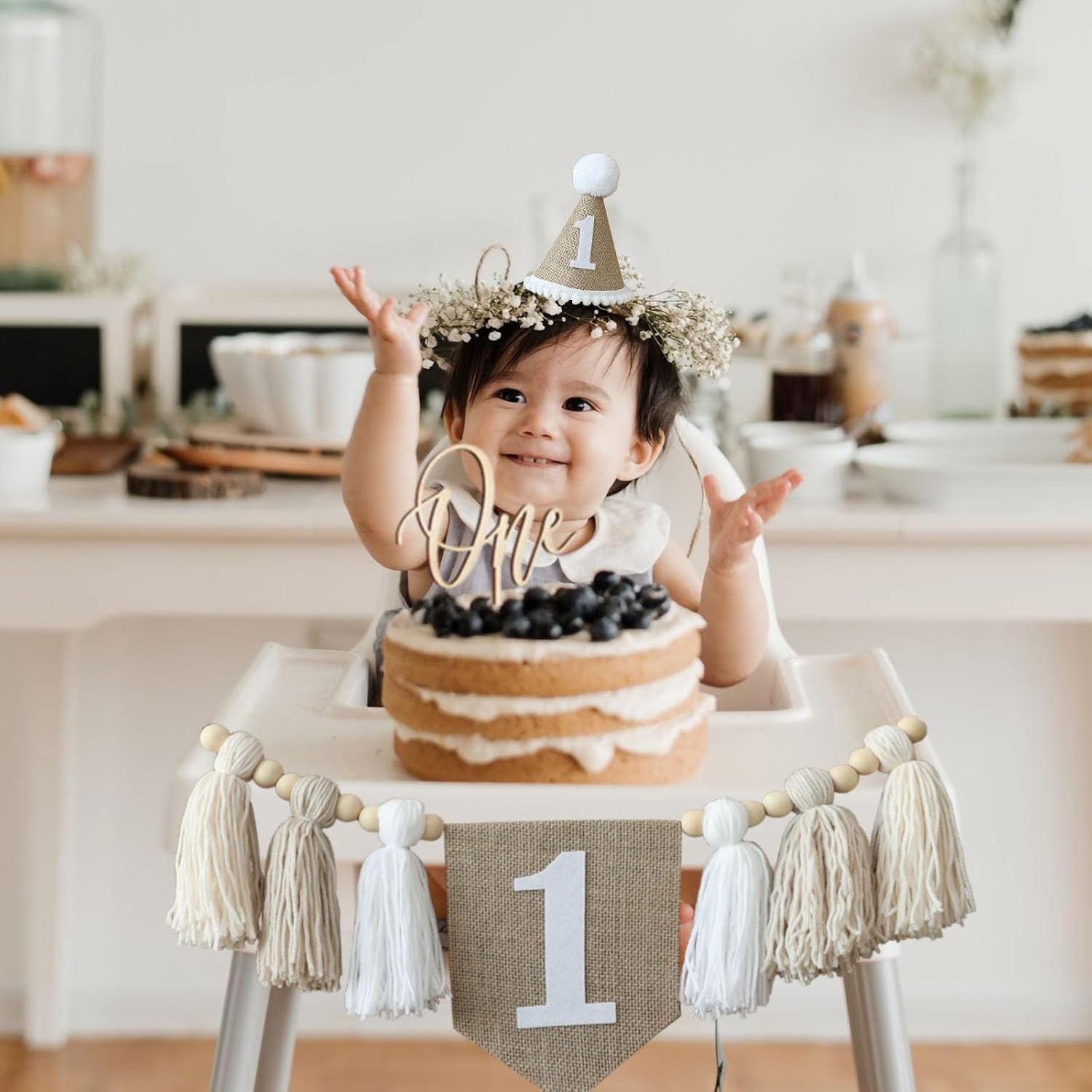 Birthday High Chair Banner Han – Party Hat Cone Bewertung und Preis