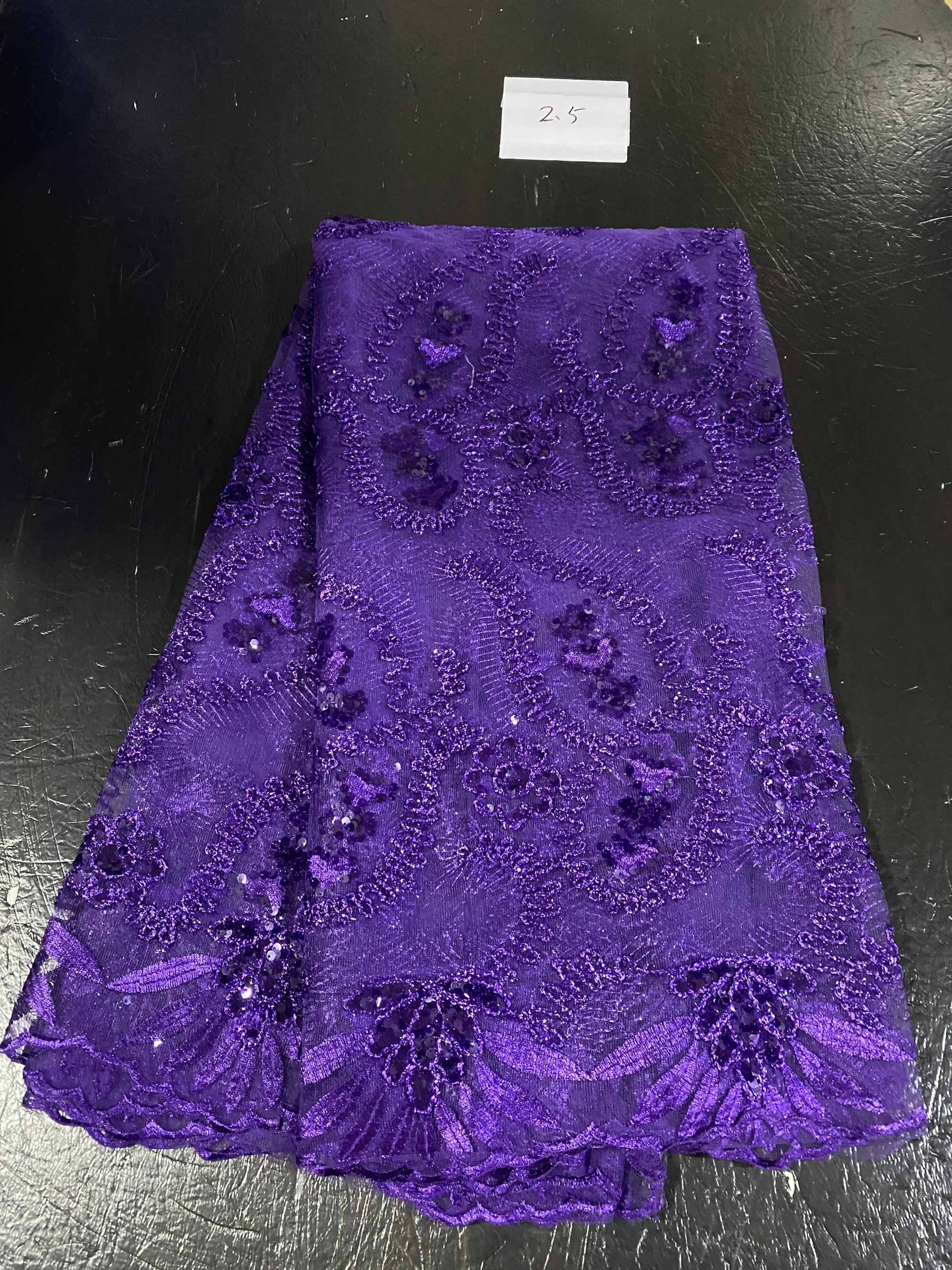 New Nigerian Tulle Lace Africa – Glitter Tablecloth Bewertung und Preis