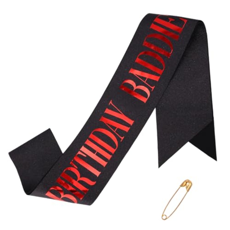Birthday Baddie Sash, Glitter  – Birthday Sash Glitter Bewertung und Preis
