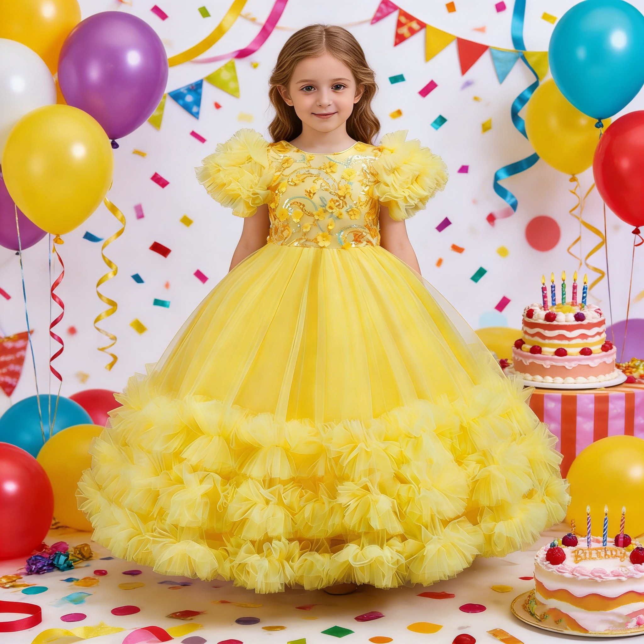 Girls Summer Yellow Sequin Wed – Glitter Tablecloth Bewertung und Preis