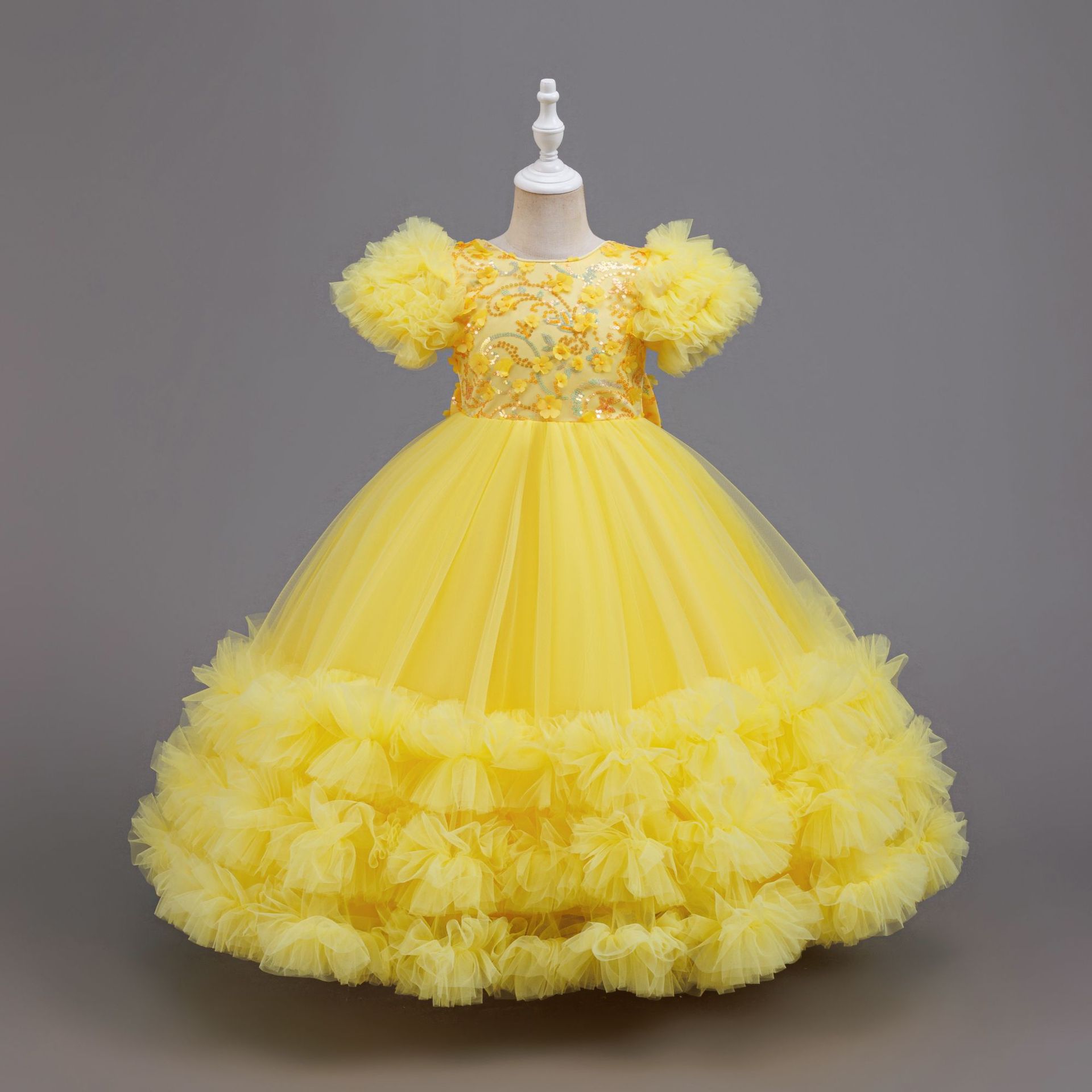 Girls Summer Yellow Sequin Wed – Glitter Tablecloth Bewertung und Preis