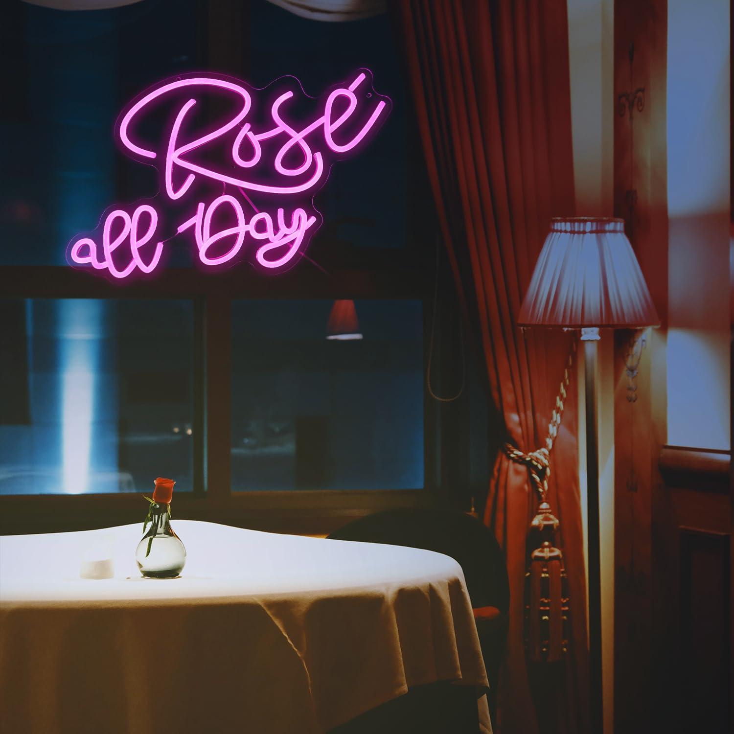 Rose All Day Neon Sign Dimmabl – Neon Sign Party Bewertung und Preis