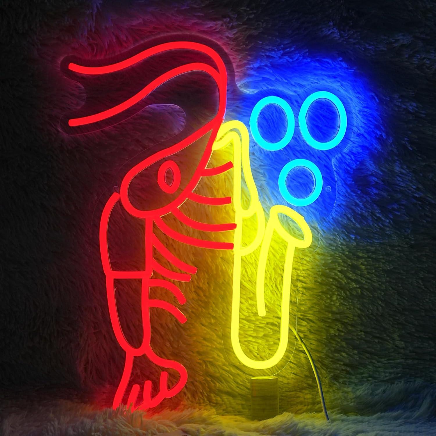 Lobster Saxophone Neon Sign Ja – Neon Sign Party Bewertung und Preis