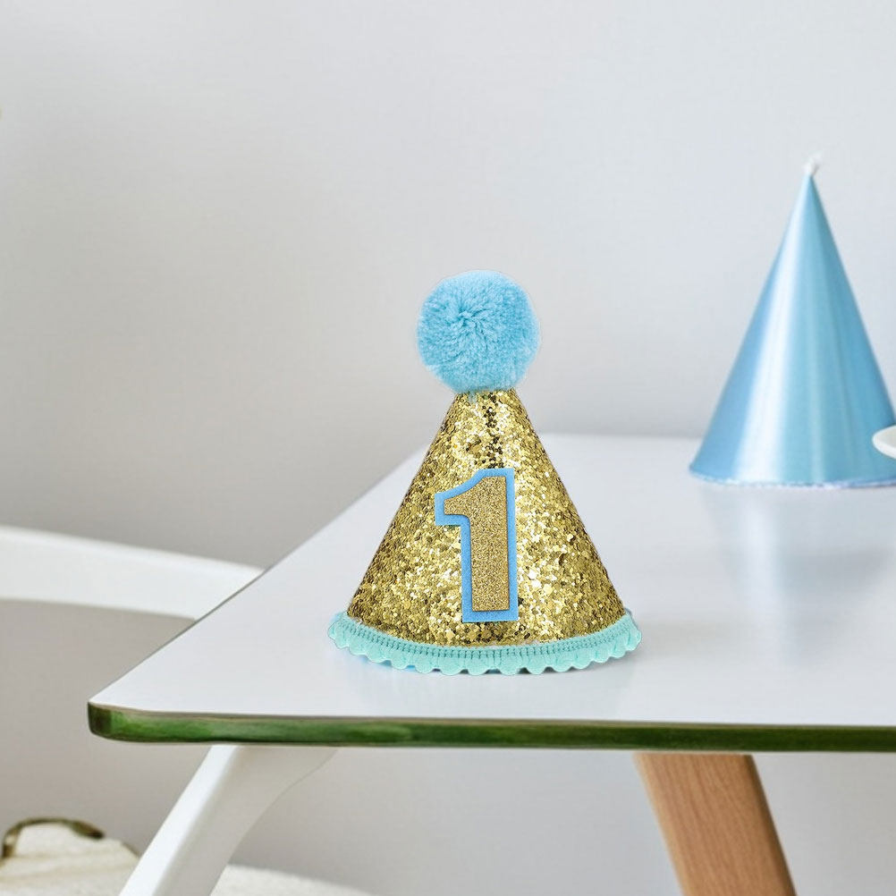 2Pcs First Birthday Party Hat  – Party Hat Cone Bewertung und Preis