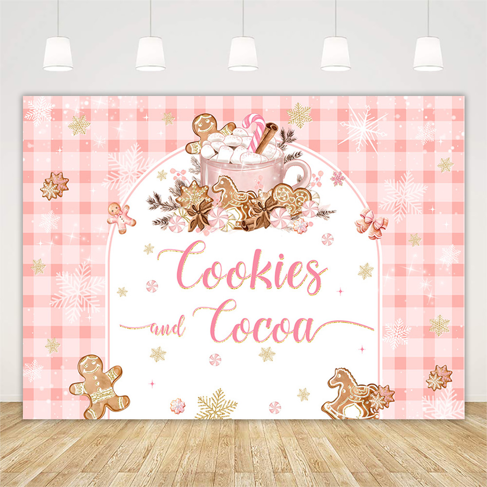 Christmas Gingerbread Baby Sho – Dessert Table Backdrop Bewertung und Preis
