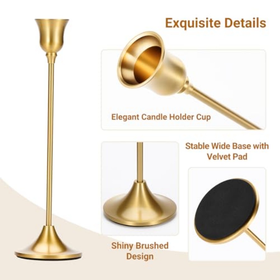 Taper Candle Stick Holder - 3P – Centerpiece Stick Bewertung und Preis