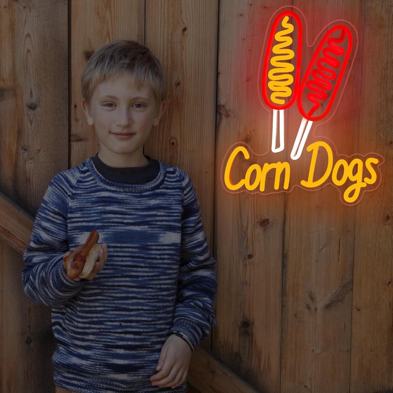 Corn Dog Neon Sign Snack USB D – Neon Sign Party Bewertung und Preis