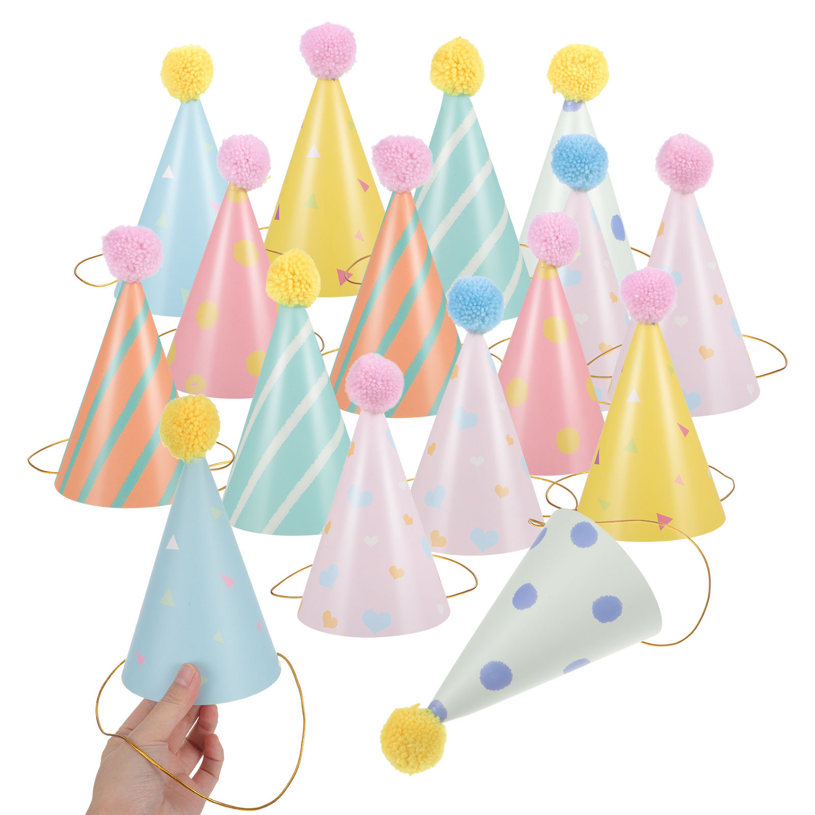 14Pcs Birthday Hats Paper Cone – Party Hat Cone Bewertung und Preis