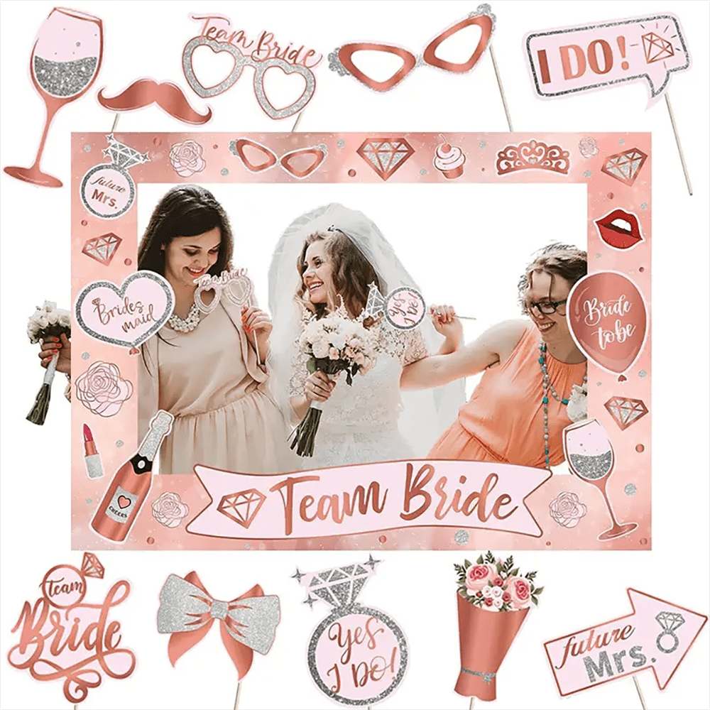 Bachelorette Party Rose Gold P – Photo Booth Frame Bewertung und Preis
