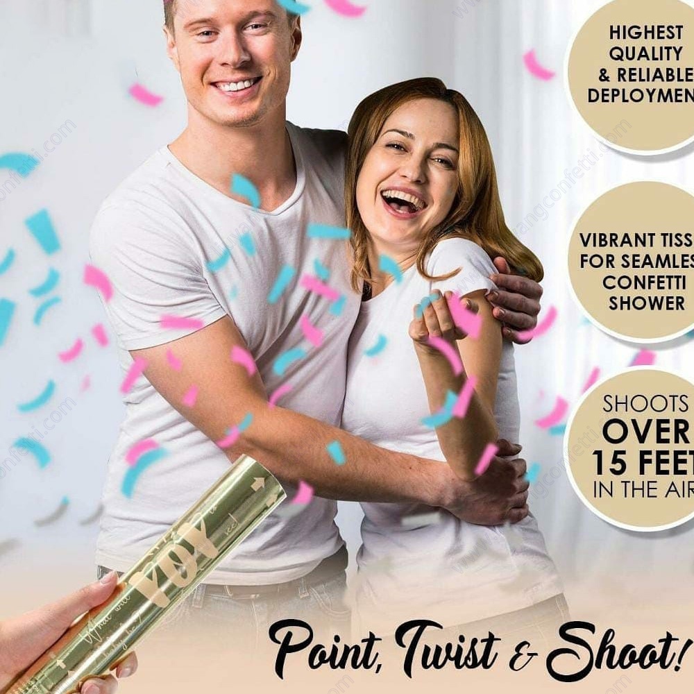 Wholesale Gender Reveal Popper – Confetti Cannon Tube Bewertung und Preis